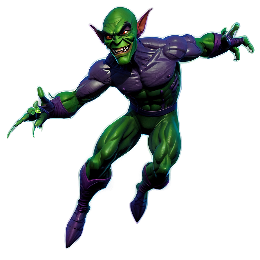 Comic Green Goblin Png 06112024 PNG Image