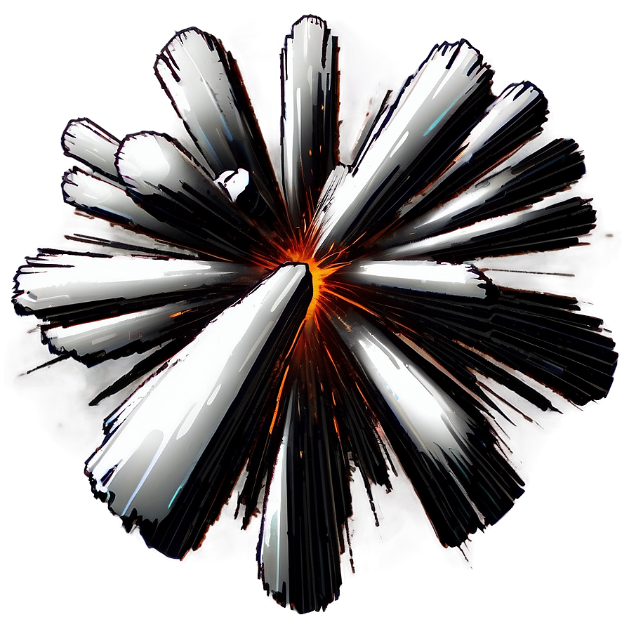 Comic Style Explosion Png Mss PNG Image