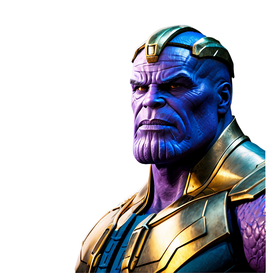 Comic Style Thanos Png 05212024 PNG Image