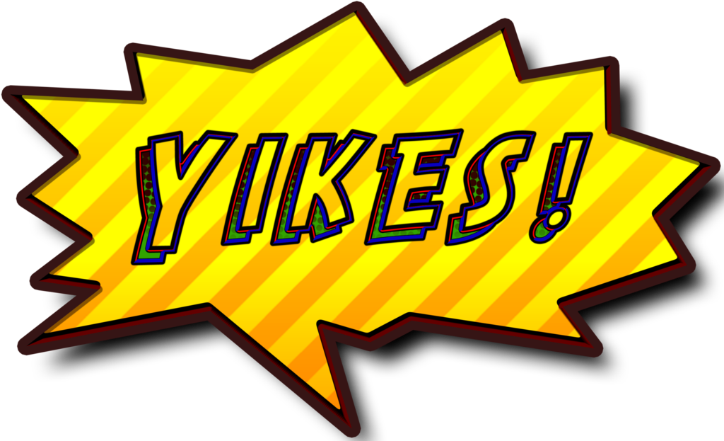 Comic_ Yikes_ Exclamation PNG Image