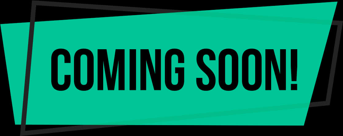 Coming Soon Announcement Banner PNG Image