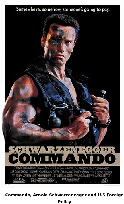 Commando Movie Poster Arnold Schwarzenegger PNG Image