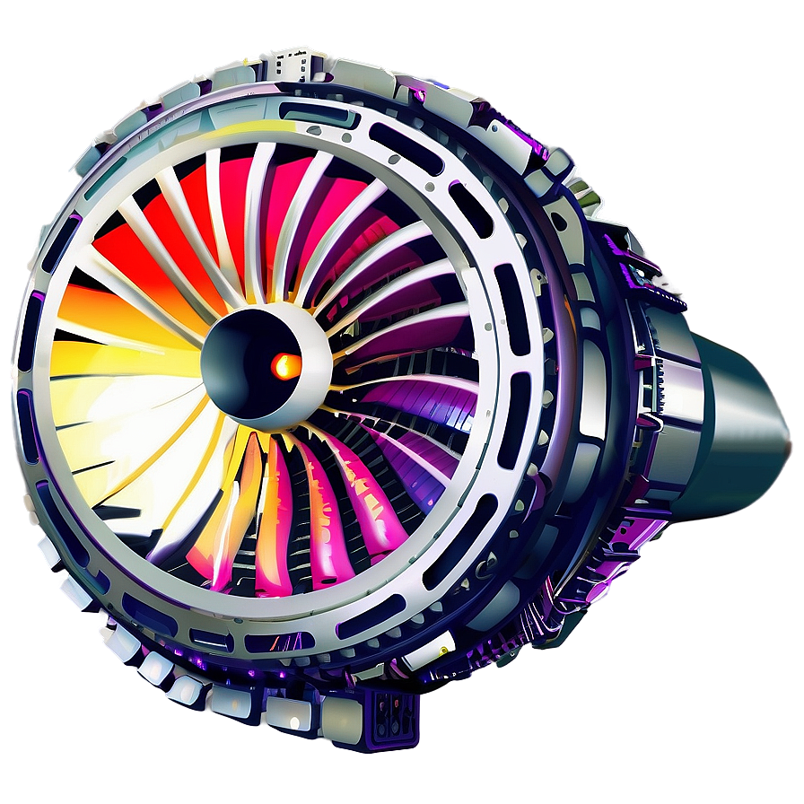 Commercial Jet Engine Graphic Png 62 PNG Image