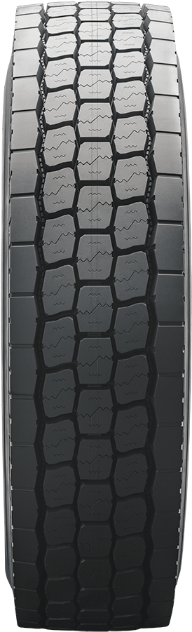 Commercial Truck Tire Tread Pattern PNG Image