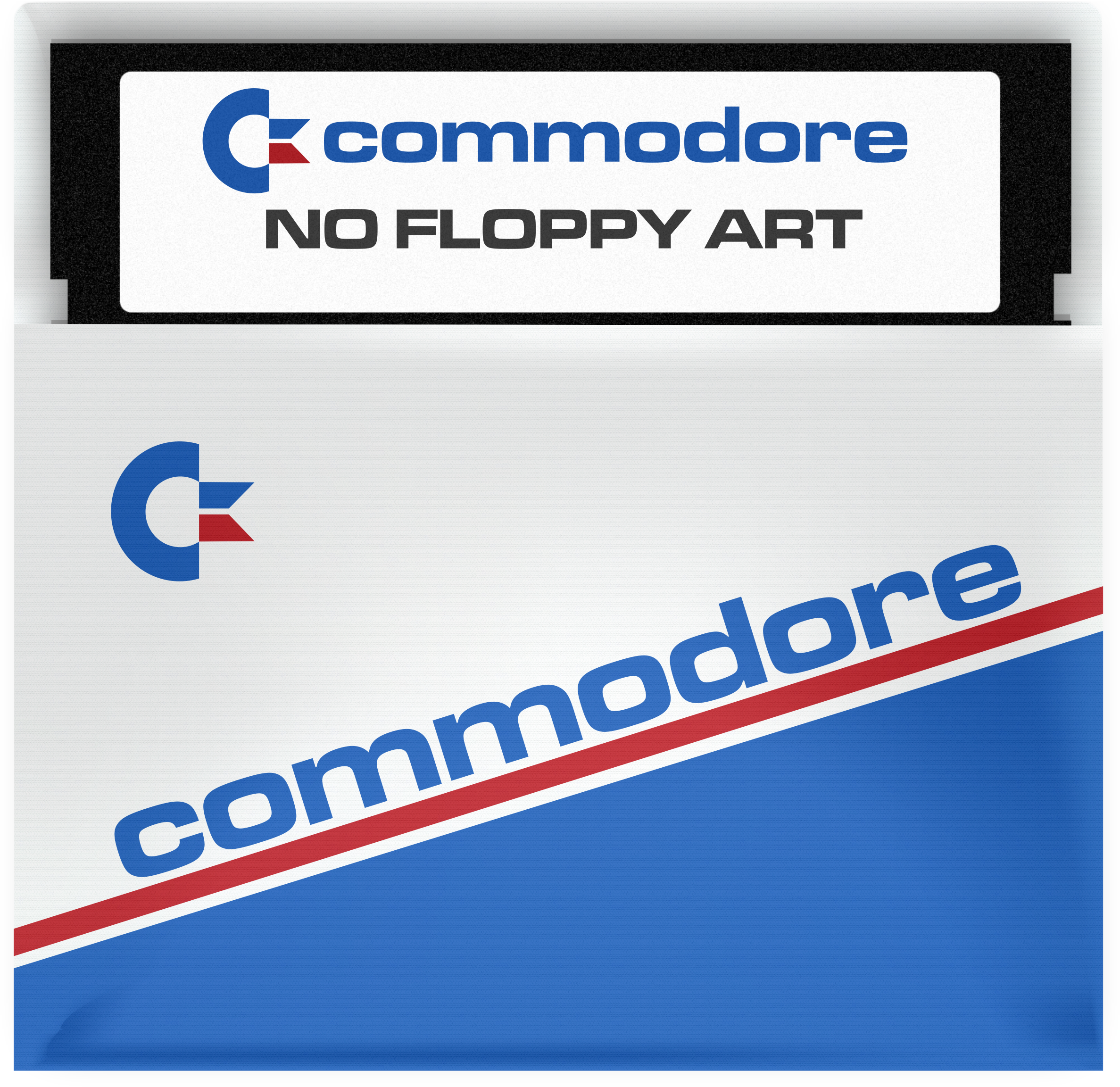 Commodore64 Floppy Disk Mockup PNG Image