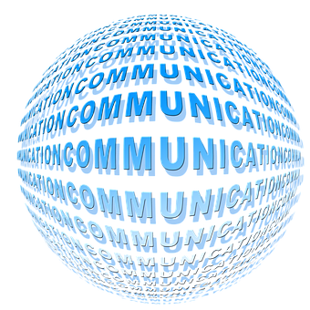 Communication Word Ball PNG Image