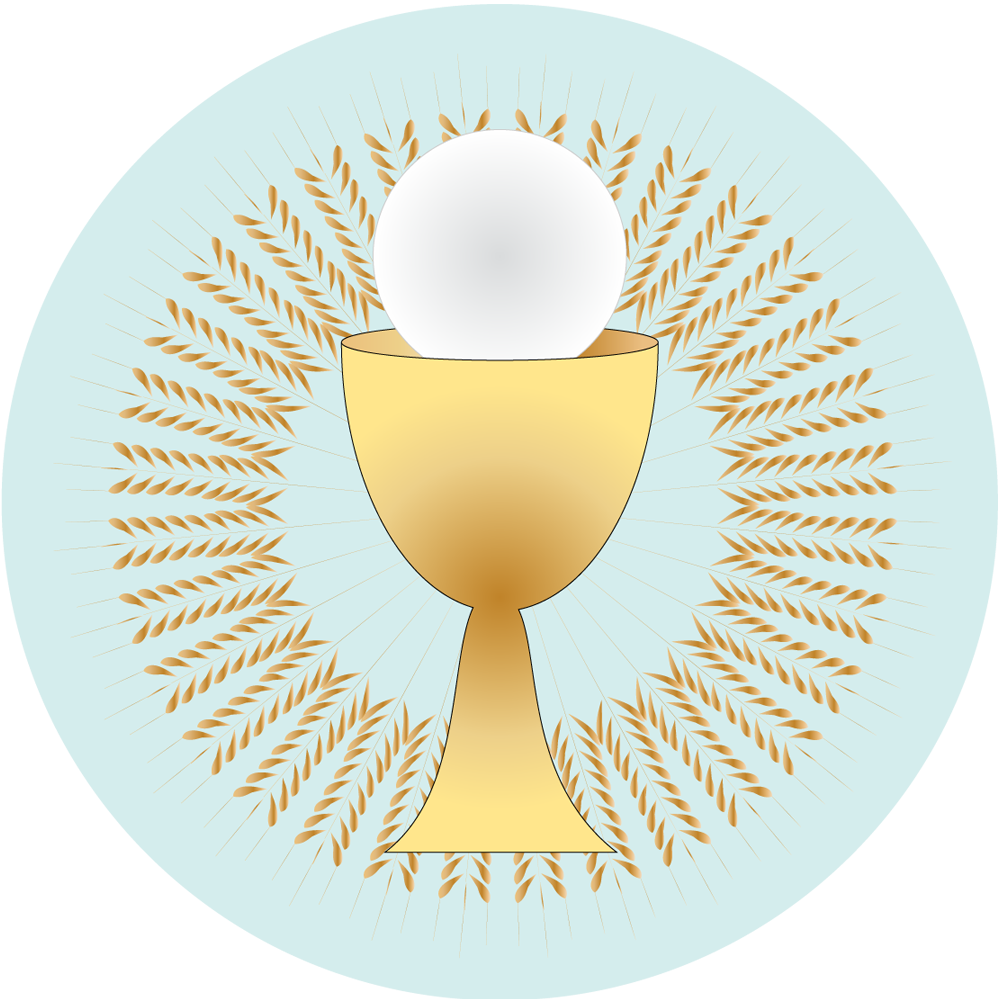 Communion Chaliceand Host Graphic PNG Image