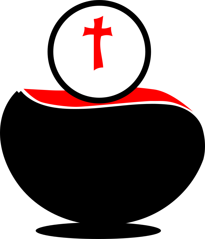 Communion Waferand Chalice Graphic PNG Image