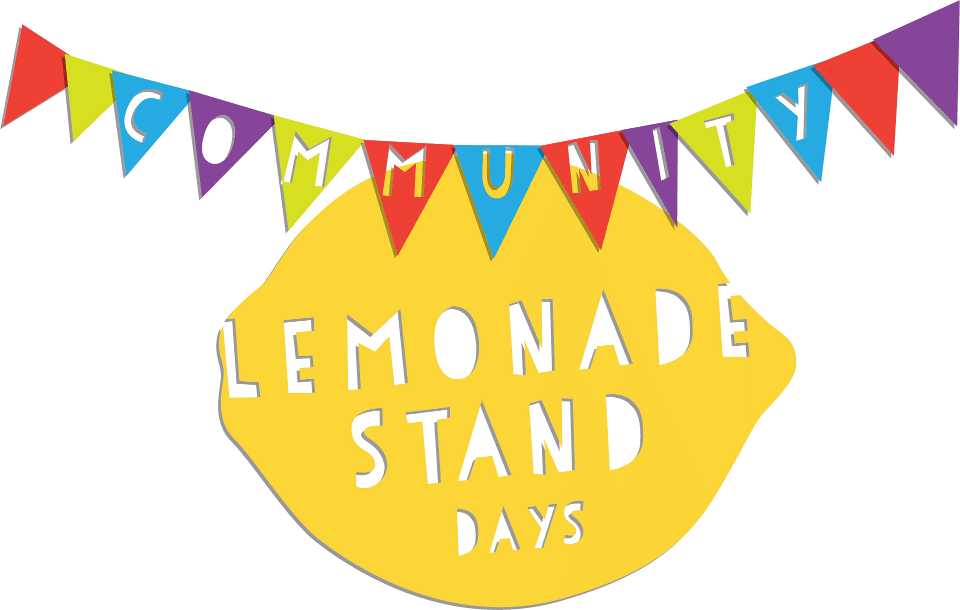 Community Lemonade Stand Days Banner PNG Image