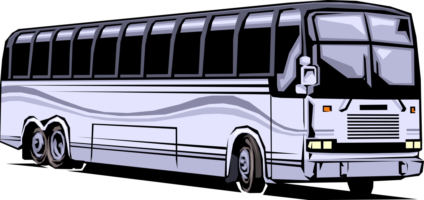 Commuter Bus Illustration.png PNG Image