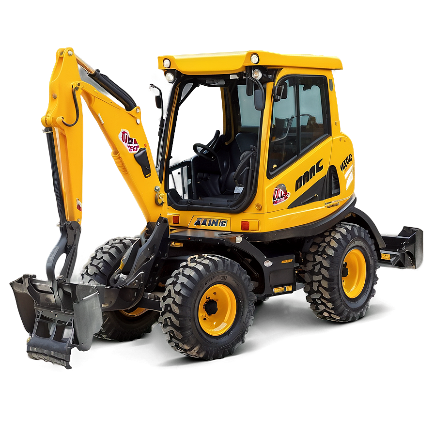 Compact Backhoe Equipment Png 96 PNG Image