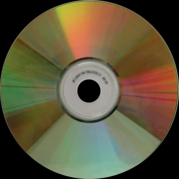 Compact Disc Rainbow Reflections PNG Image