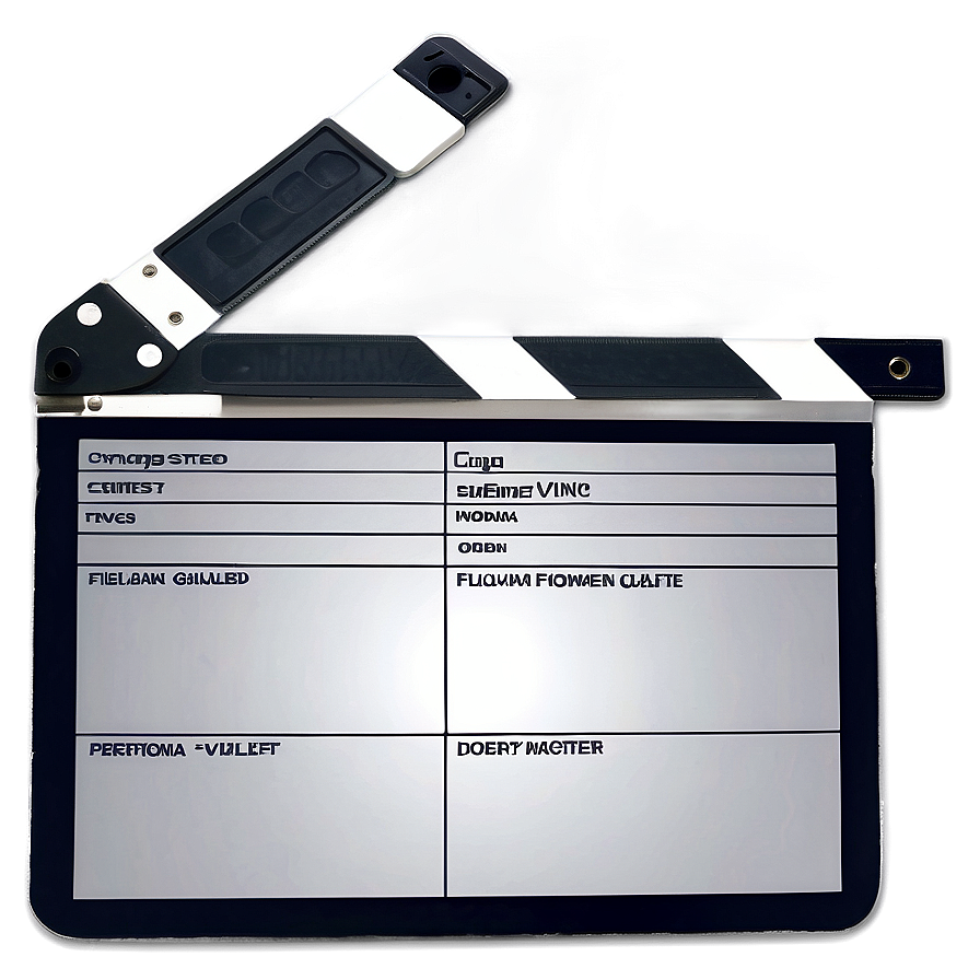 Compact Film Slate For Travel Png 06262024 PNG Image