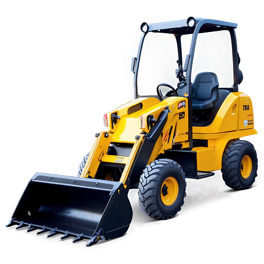 Compact Mini Backhoe Loader Png Mvo71 PNG Image