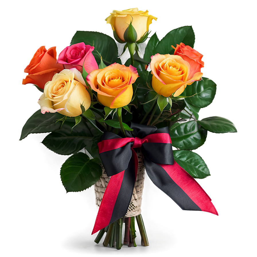 Compact Roses Bouquet Png 74 PNG Image