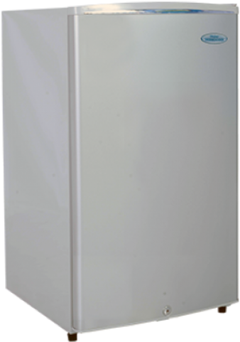 Compact Single Door Refrigerator White PNG Image