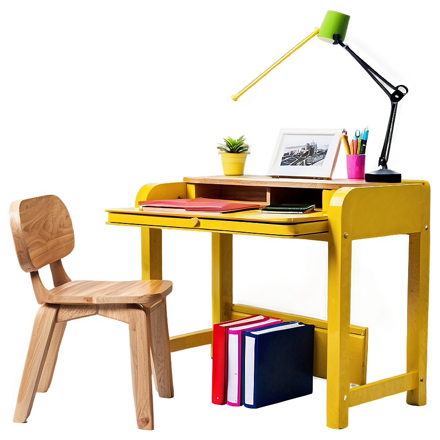 Compact Study Desk Png Wsj44 PNG Image