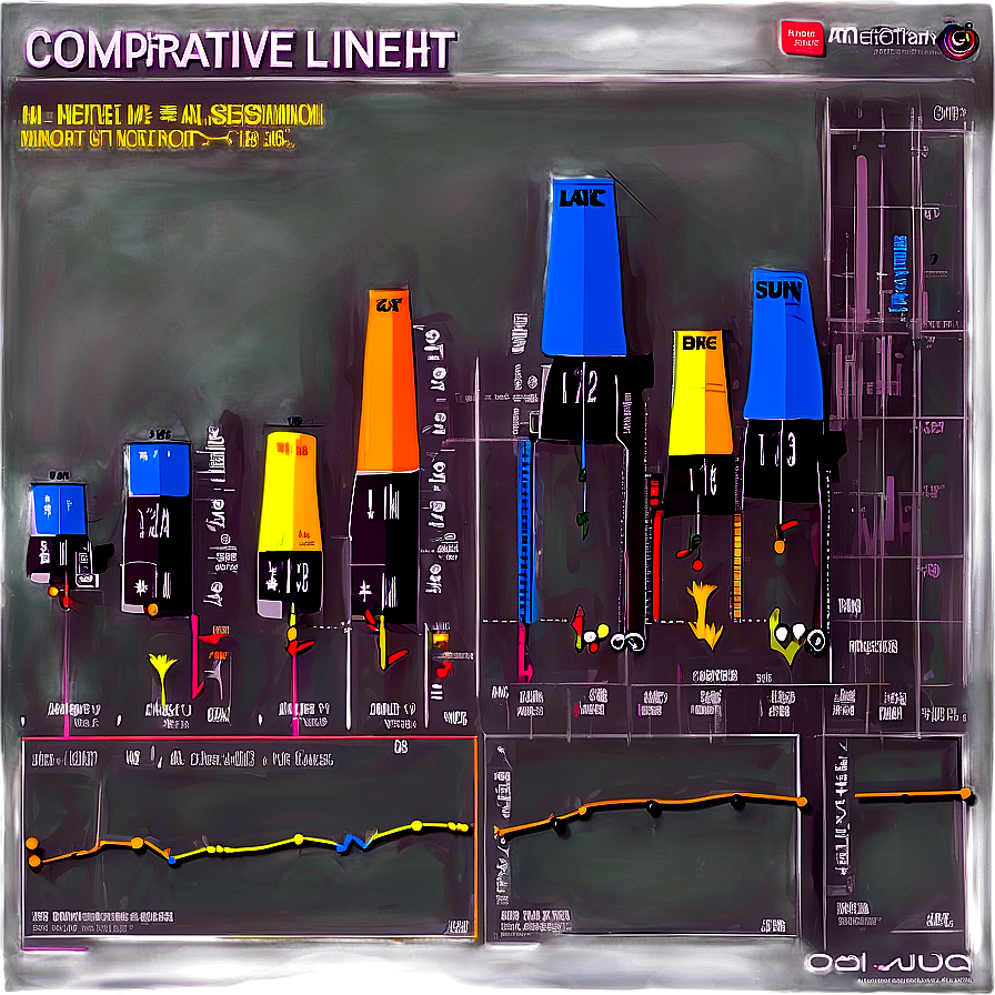 Comparative Line Chart Analysis Png 06262024 PNG Image