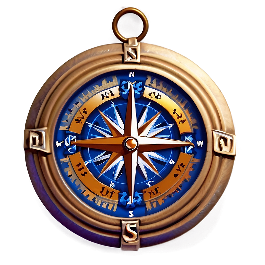 Compass Engraving Style Png Yff PNG Image