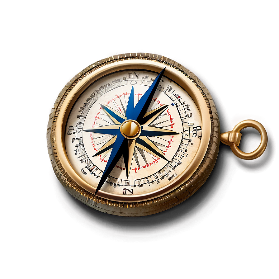 Compass In The Sand Png 1 PNG Image