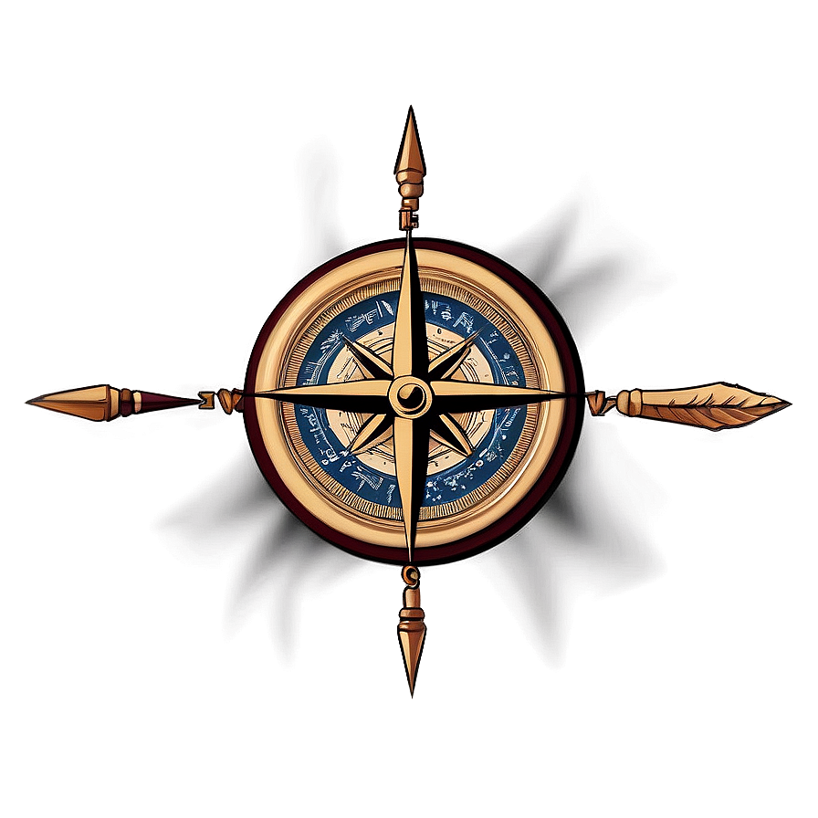 Compass Neck Tattoo Displays Png Scw PNG Image