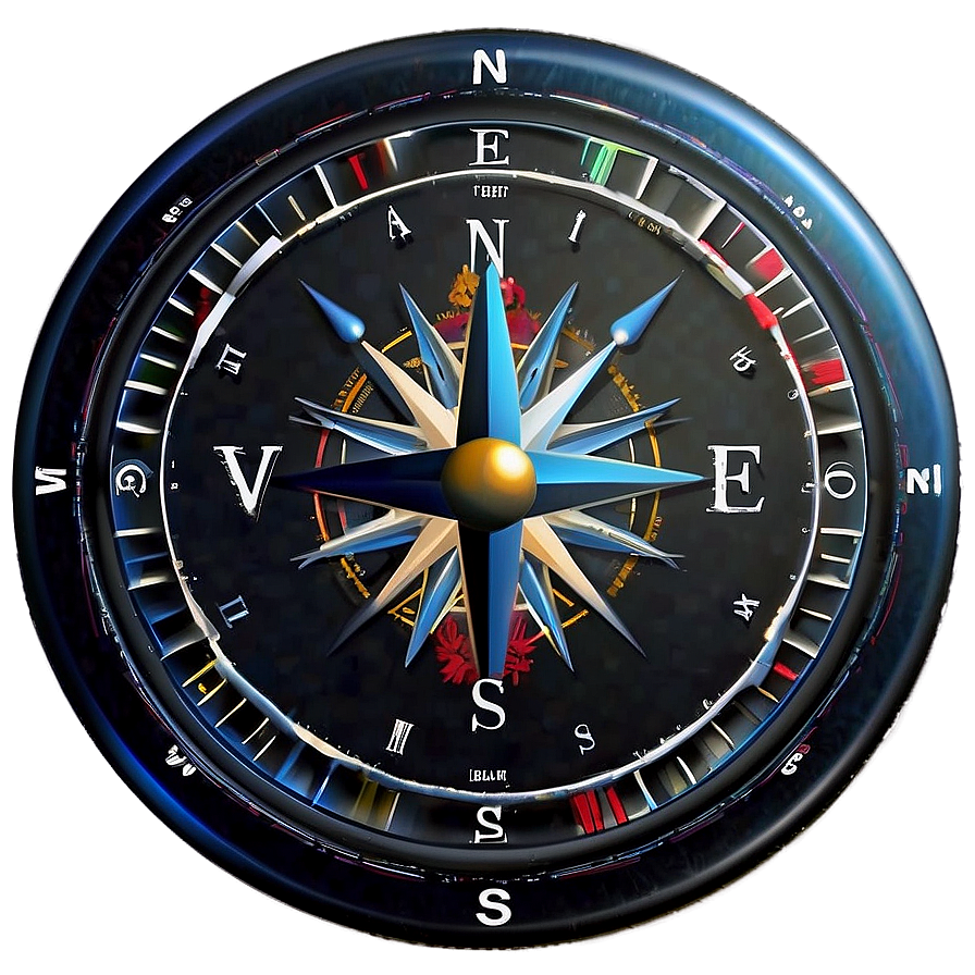 Compass Rose Direction Indicator Png Use53 PNG Image