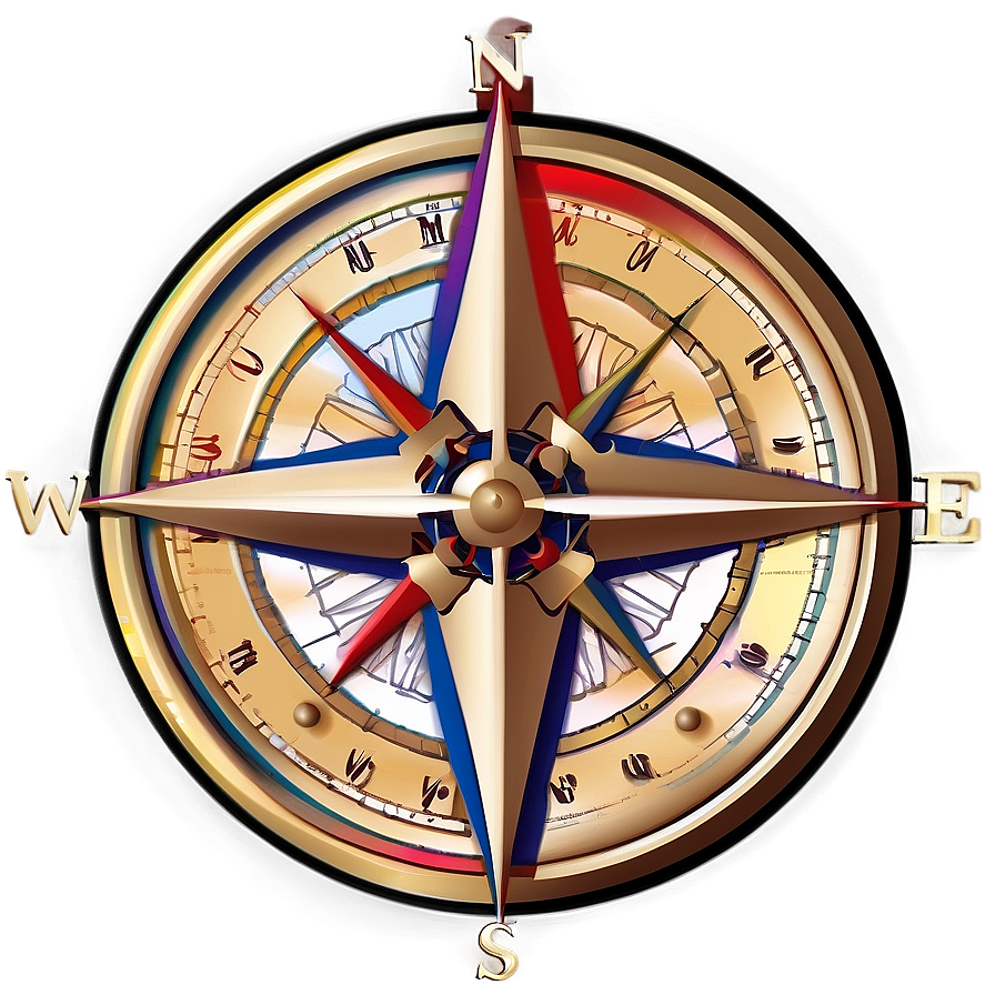 Compass Rose Illustration Png 05252024 PNG Image