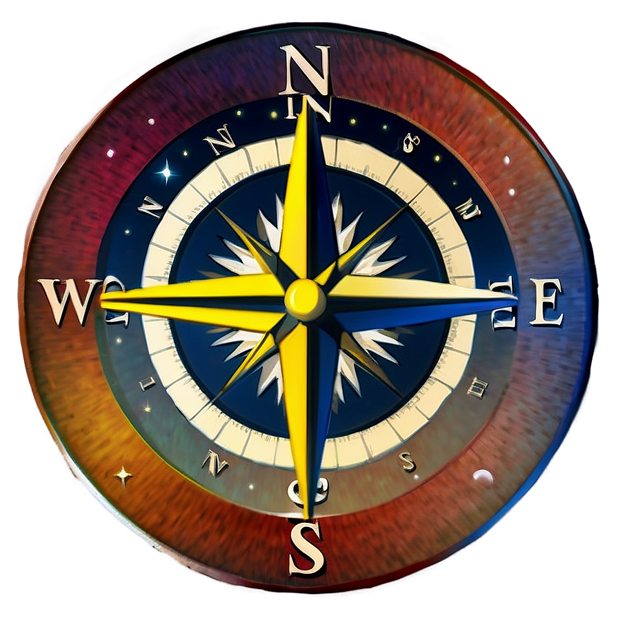 Compass Rose With North Star Png 05252024 PNG Image