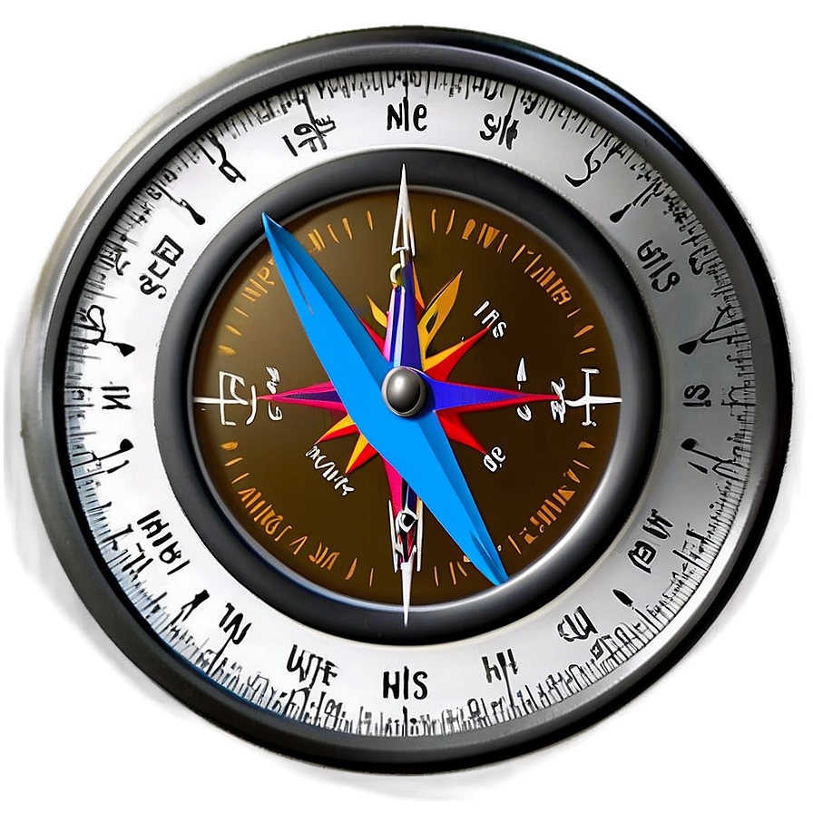 Compass With Hiking Gear Png Vkw PNG Image