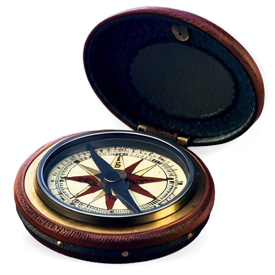 Compass With Leather Case Png 48 PNG Image