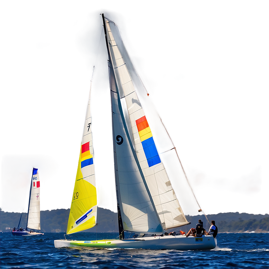 Competitive Sailing Match Png Xtq7 PNG Image