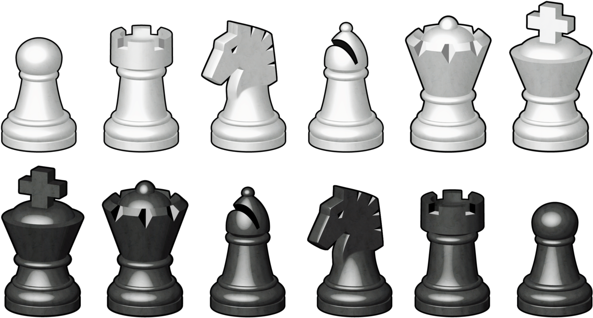 Complete_ Chess_ Pieces_ Set PNG Image