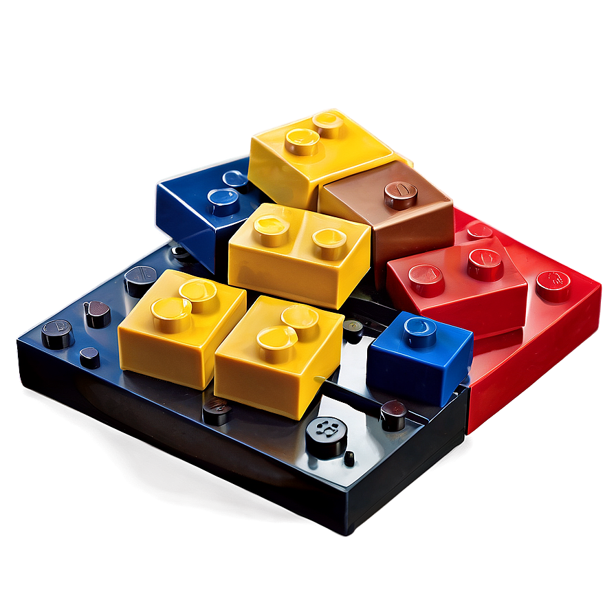 Complex Lego Block Structure Png Rrp PNG Image