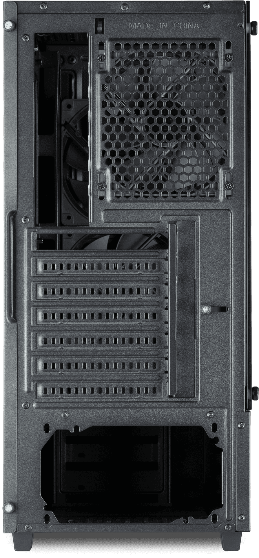 Computer Case Back Panel PNG Image