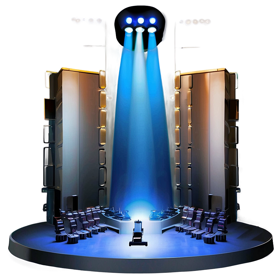 Concert Stage Spotlight Png Ljt PNG Image