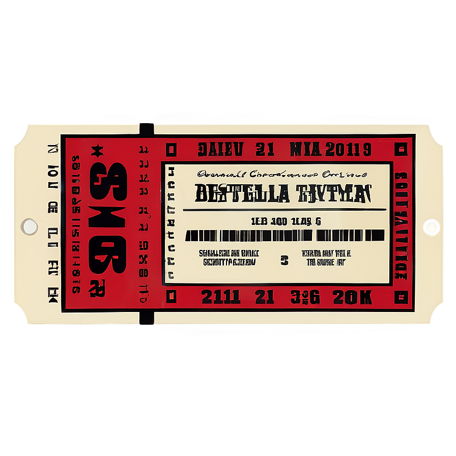 Concert Ticket Png 95 PNG Image