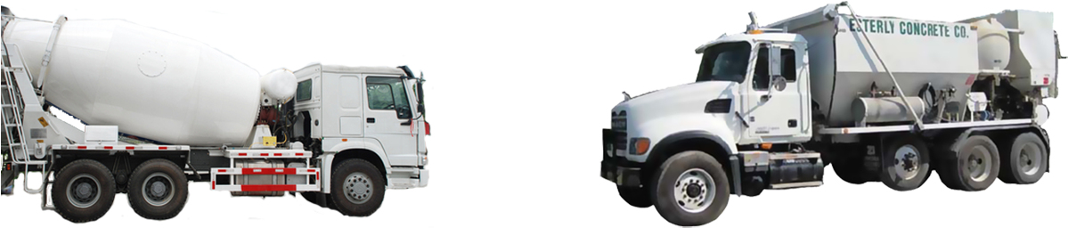 Concrete Mixer Truck Comparison PNG Image