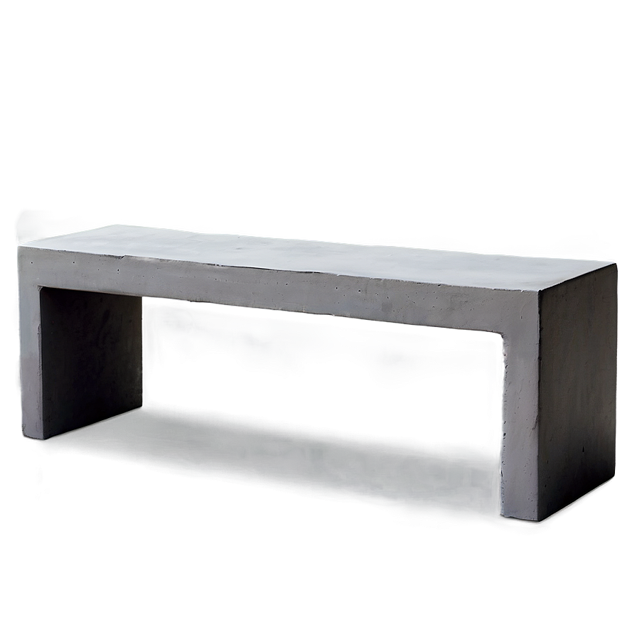 Concrete Outdoor Bench Png Brk95 PNG Image