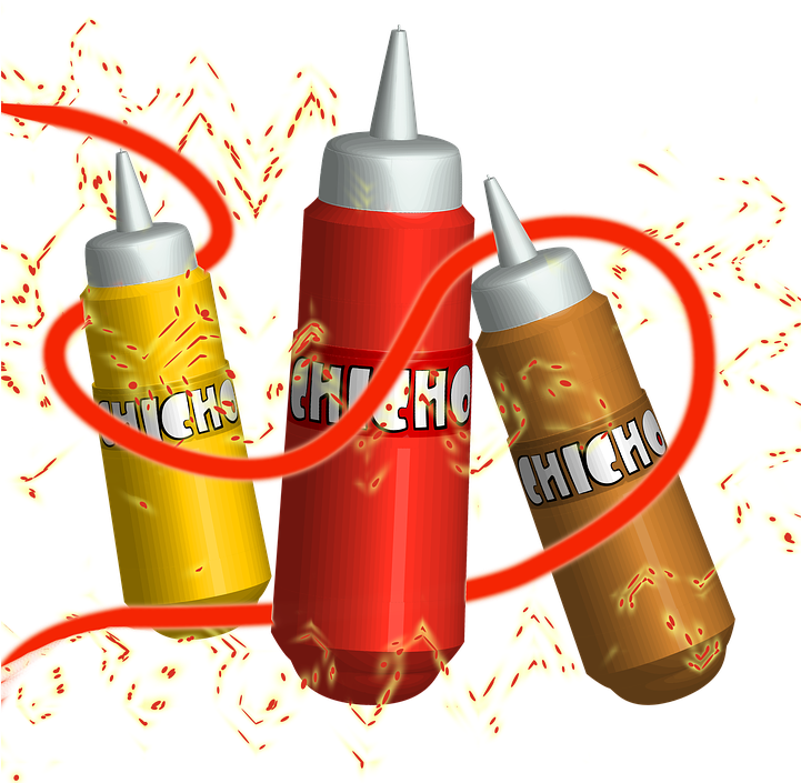 Condiment Bottles No Sign PNG Image