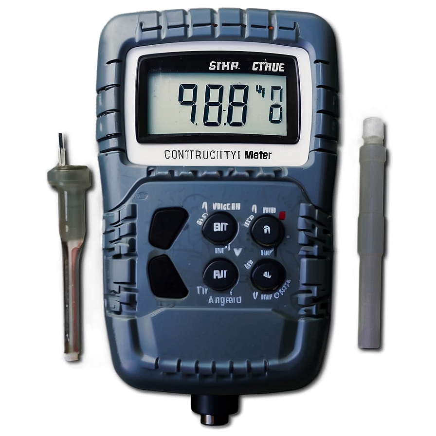 Conductivity Meter Png Bwk PNG Image