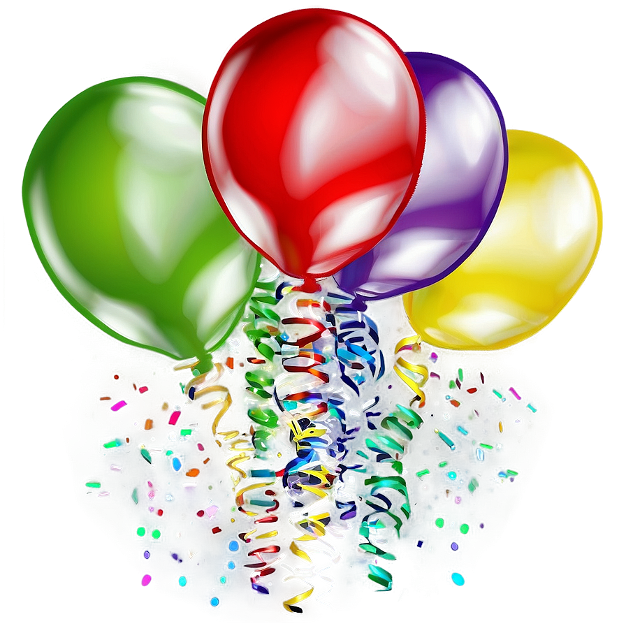 Confetti Balloons Png Joe PNG Image