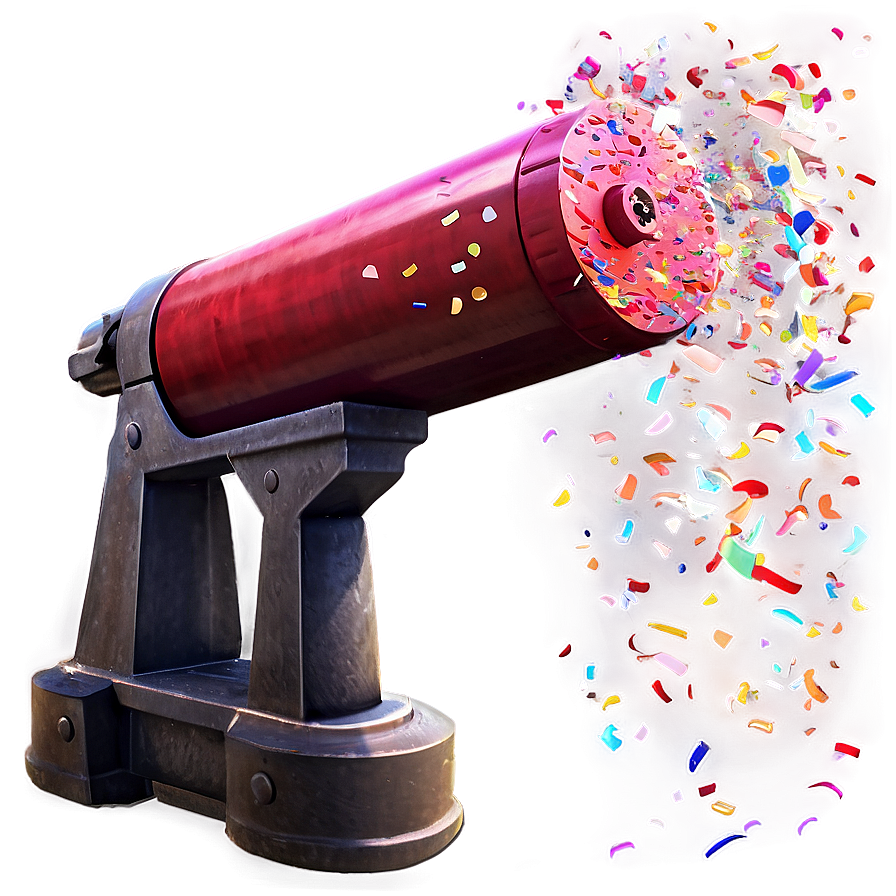 Confetti Cannon Png Tab80 PNG Image