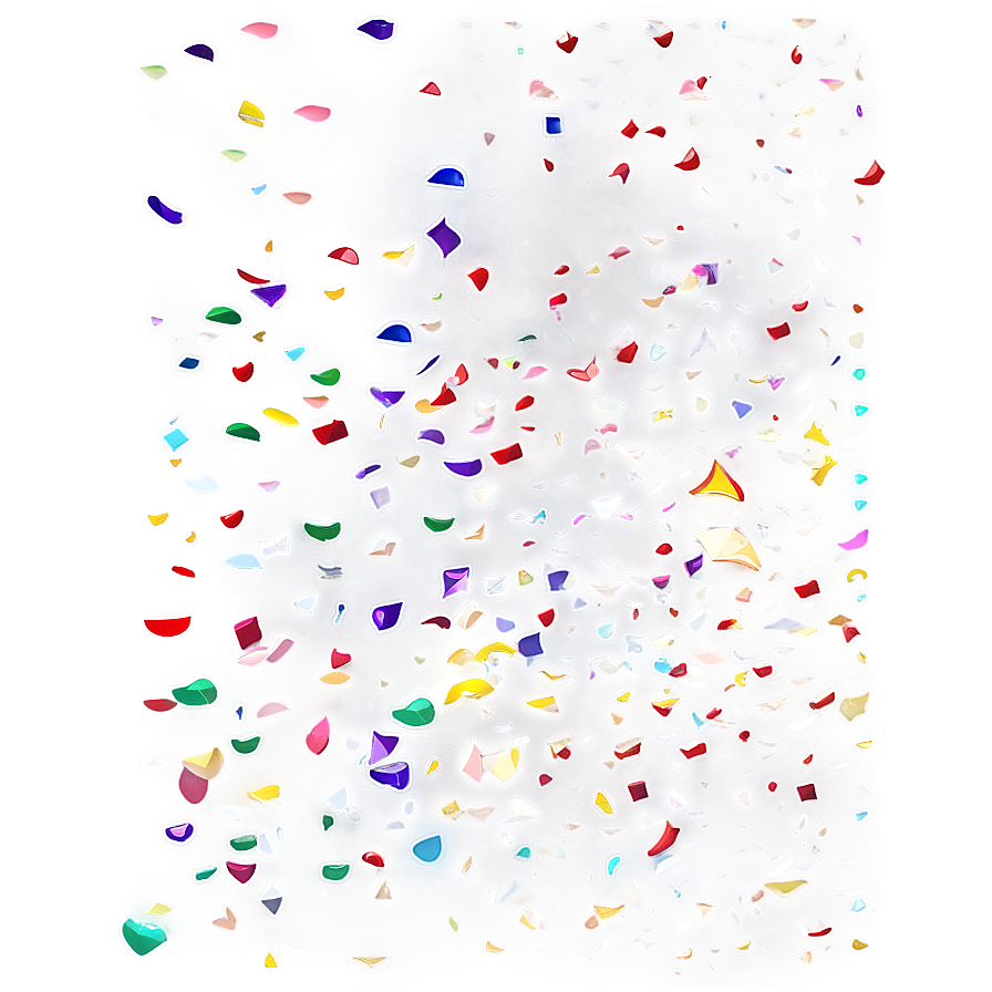 Confetti Rain Png 04292024 PNG Image