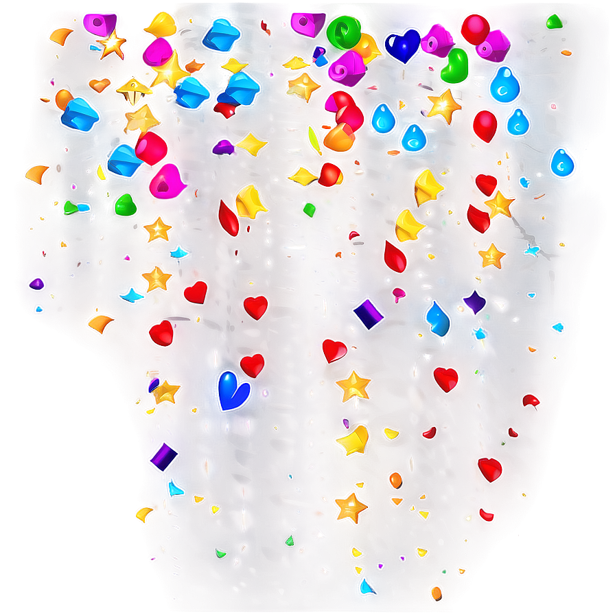 Confetti Rain Png 04292024 PNG Image