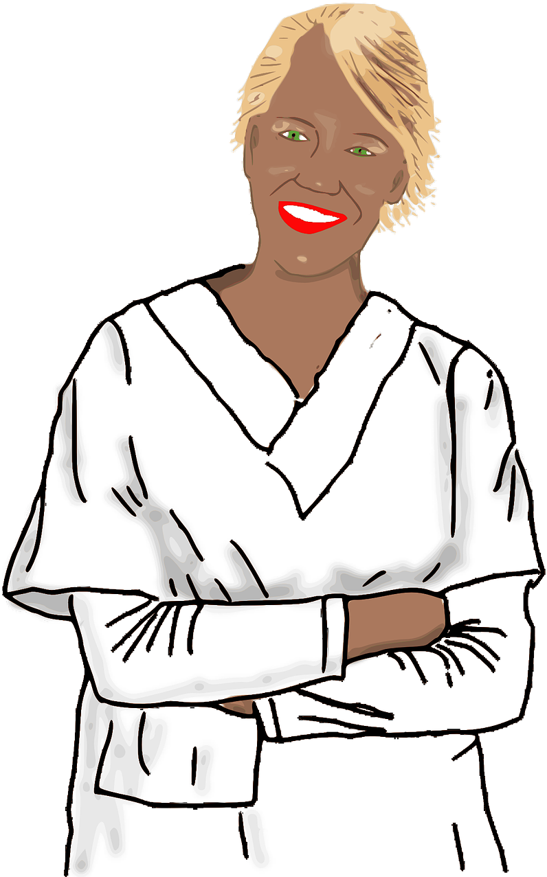 Confident Businesswoman Illustration PNG Image