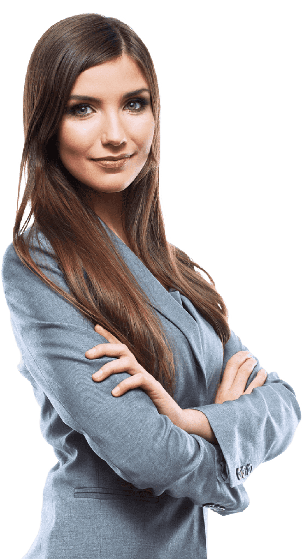 Confident Businesswoman Portrait PNG Image