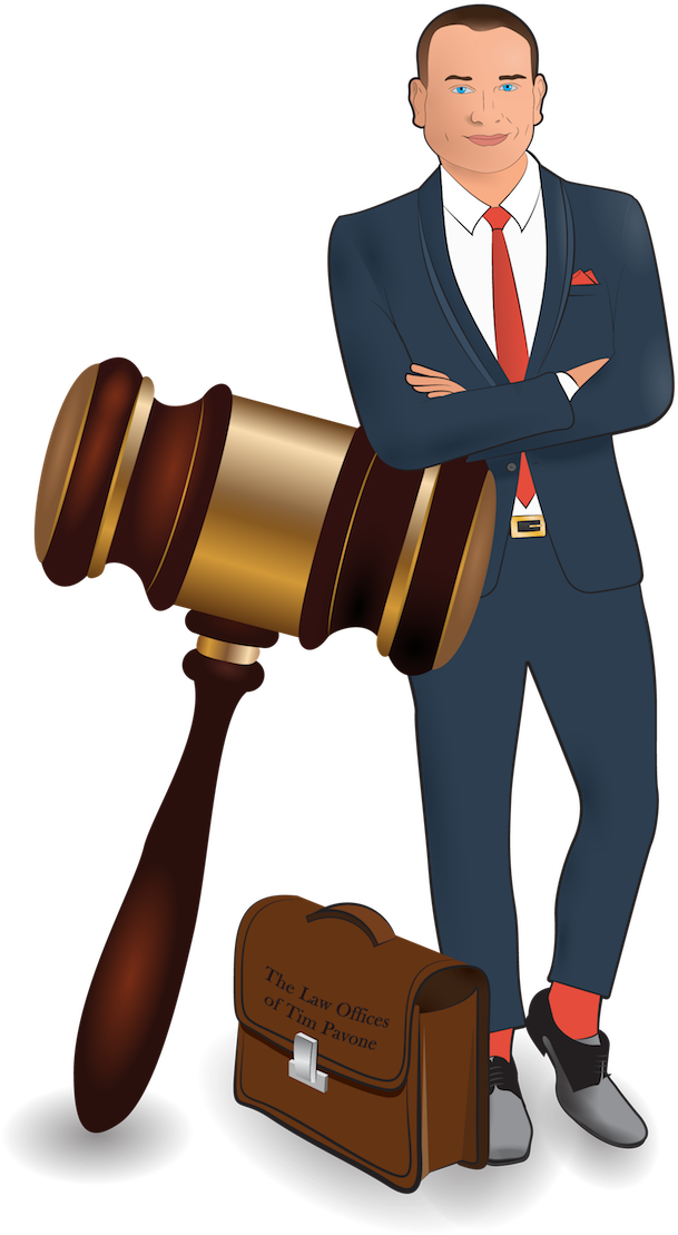 Confident Lawyer With Gaveland Briefcase PNG Image