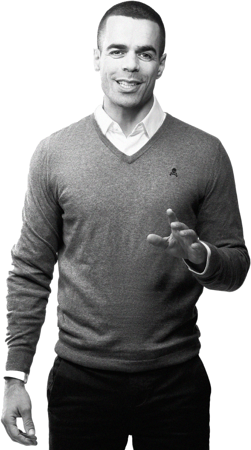 Confident Man Gesture PNG Image