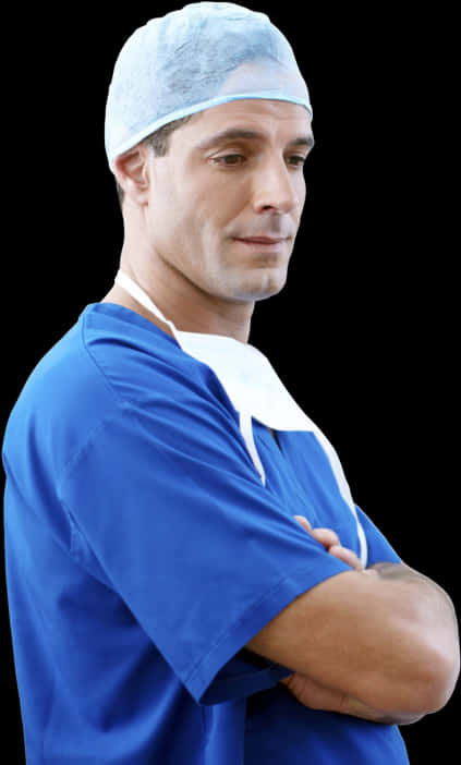 Confident Medical Professional PNG Image