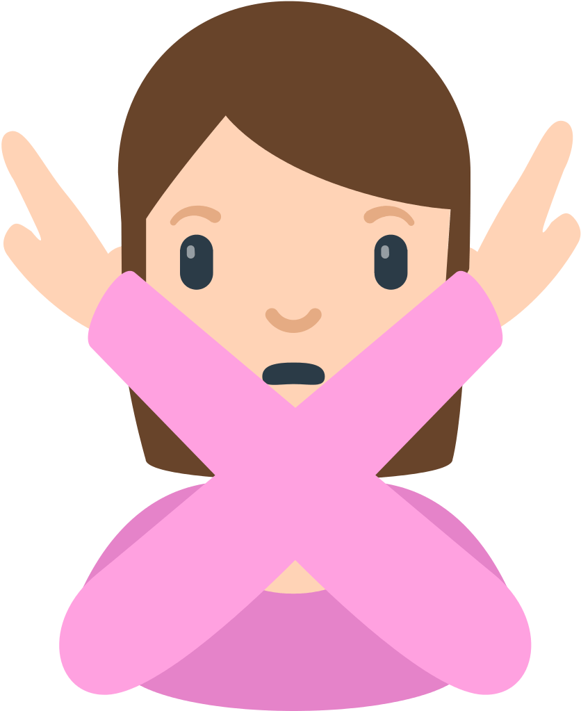 Confused Cartoon Girl Shrugging PNG Image